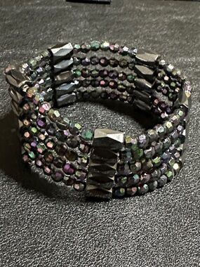 90.  Hematite Magnetic Wrap Bracelet